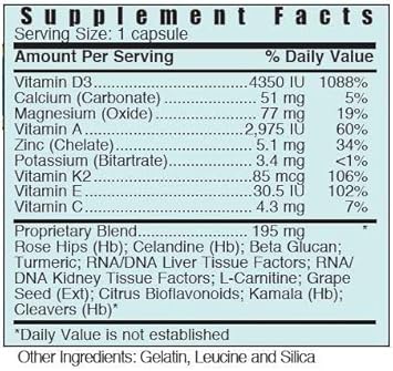Systemic Formulas Dv3 Bionutriment Vitamin D3 Plus Immune Support