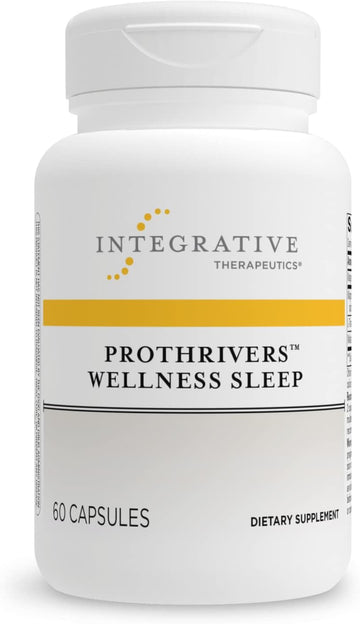 Integrative Therapeutics Prothrivers Wellness Sleep - Sleep Supplement With Melatonin, Magnesium Bisglycinate & L-Theanine* - Vegan, Gluten-Free & Dairy-Free Sleep Support Supplement* - 60 Capsules