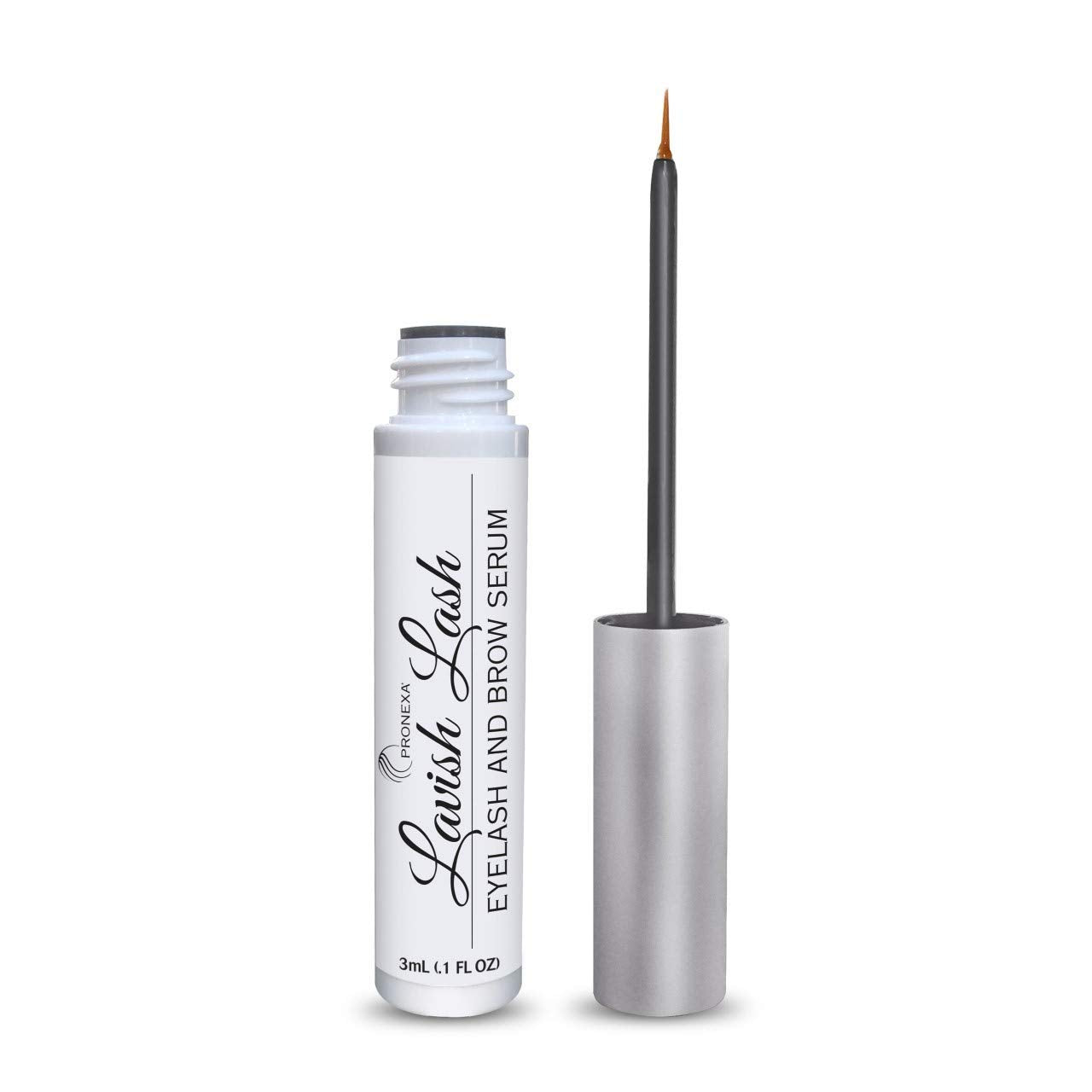 Hairgenics Lavish Lash – Eyelash Growth Enhancer & Brow Serum With Biotin & Natural Growth Peptides For Long, Thick Lashes And Eyebrows! Dermatologist Certified, Cruelty Free & Hypoallergenic