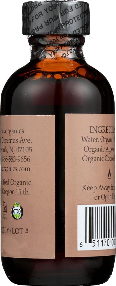 Organic Chocolate Extract, 2 Ounce Bottle