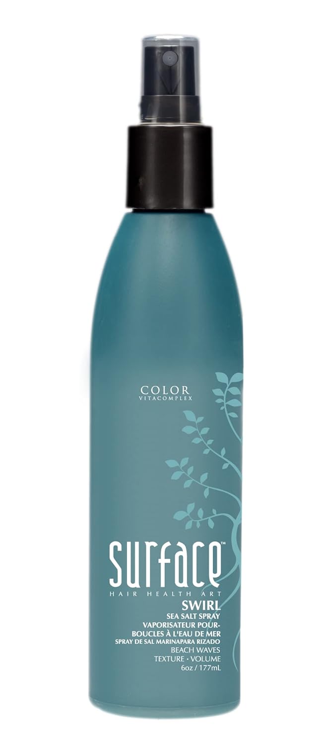 Surface Swirl Sea Salt Spray, Get Beach Waves, Add Texture And Volume, 6 Fl. Oz