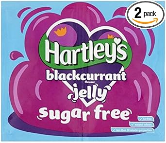 Hartley's Sugar Free Blackcurrant Jelly Crystals 23g - Pack of 2 : Amazon.co.uk: Grocery