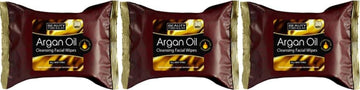 Three Packs Of Beauty Formulas Argan Oil Cleansing Facial Wipes 30 Wipes