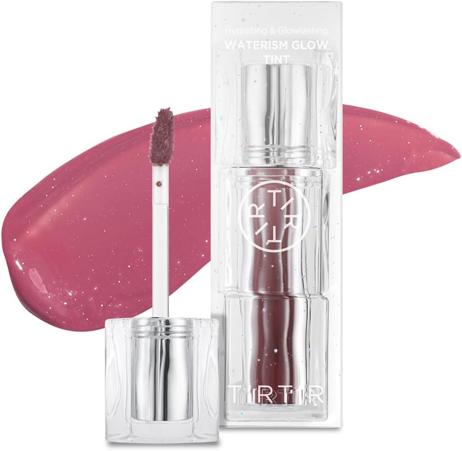 Tirtir Waterism Tinted Lip Gloss #01 Mauve Rose, 0.14 Fl Oz – Kiss Ready Lipgloss, 12H Long Lasting Non Sticky Natural Tinted Glow Korean Multiuse Cheek And Lip Tint For Women Gift