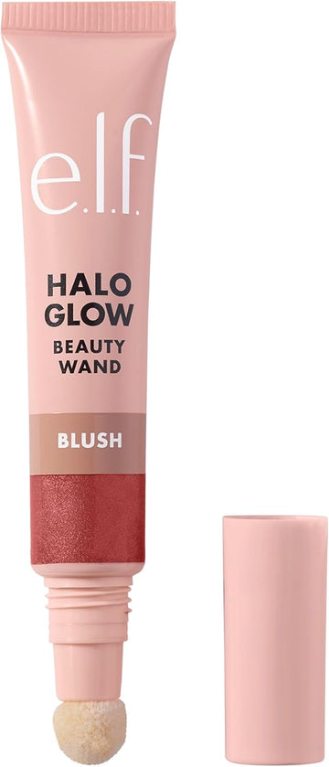 E.L.F. Halo Glow Blush Beauty Wand, Liquid Blush Wand For Radiant, Flushed Cheeks, Infused With Squalane, Vegan & Cruelty-Free, Candlelit (Pack Of 6)
