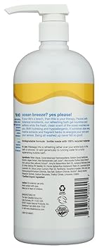 Alba Botanica Very Emollient Body Wash, Sparkling Mint, 32 Oz