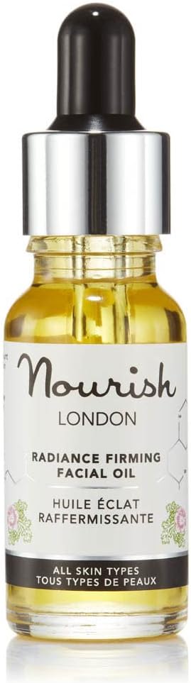 Nourish London Radiance Firming Facial Oil 15Ml | 100% Vegan, Omega-Rich, Non-Greasy Formula | Cruelty-Free, Deep Hydration | Suitable For All Skin Types | Multi-Award Winning Anti-Aging Oil