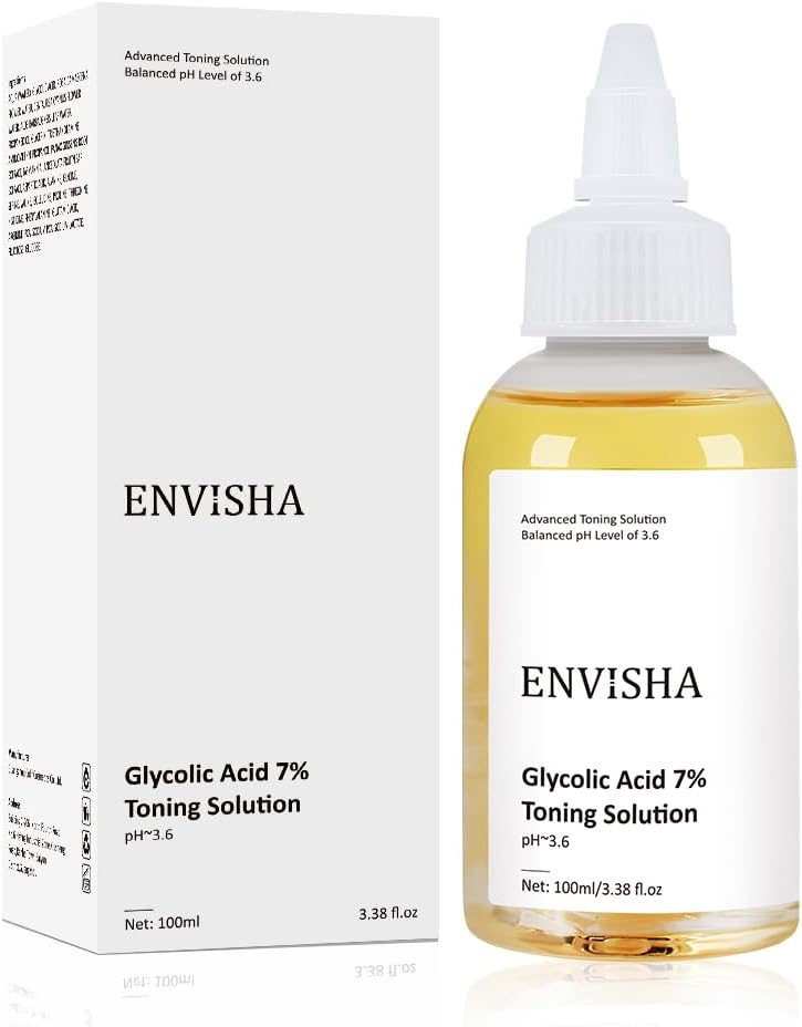 7% Glycolic Acid Toner Moisturizes The Skin, Is Gentle And Non-Irritating, Rich In Glycolic Acid And Aloe Vera, Brightening The Skin, Can Be Used By Both Men And Women