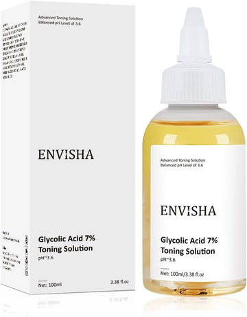 7% Glycolic Acid Toner Moisturizes The Skin, Is Gentle And Non-Irritating, Rich In Glycolic Acid And Aloe Vera, Brightening The Skin, Can Be Used By Both Men And Women