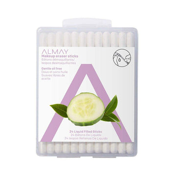 Almay Eye Makeup Remover Sticks With Aloe, Oil Free, Hypoallergenic-Fragrance Free, Dermatologist & Ophthalmologist Tested, 24 Count (Pack Of 1)