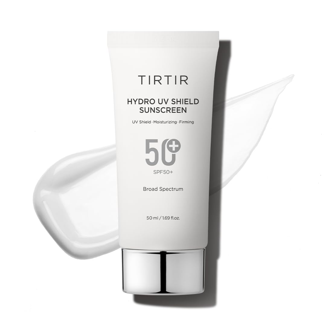 Tirtir Hydro Uv Shield Sunscreen | Spf 50+ Uva/Uvb Protection, Lightweight, No White Cast, Non-Greasy, Korean Sunscreen, 1.69 Fl Oz (Pack Of 1)