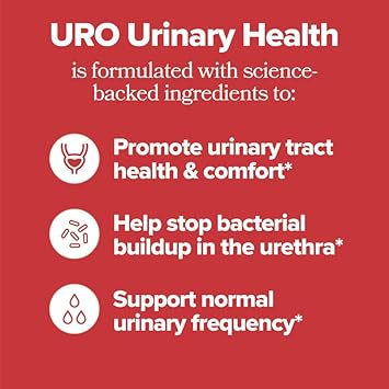 O Positiv Uro Urinary Tract Health Supplement For Women, 60 Count (Pack Of 1) - Urinary Support Vitamins With Pacran Complete Cranberry Extract, D-Mannose, & Vitamin C - Vegan & Gluten-Free