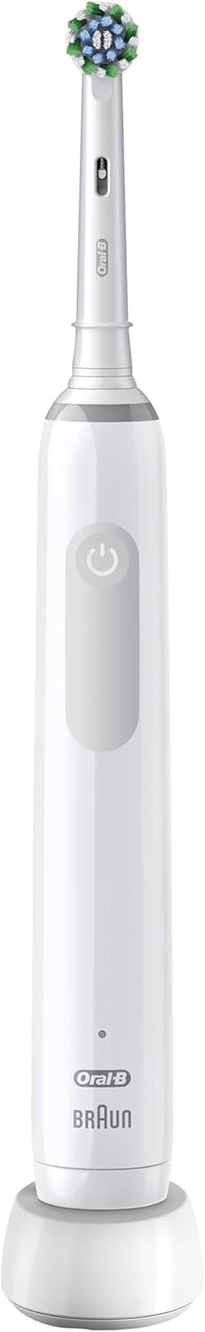 Oral-B Pro 3 Electric Toothbrushes For Adults, Oral B Electric Toothbrush, Gifts For Women Or Men, 1 Toothbrush Head, 3 Modes With Teeth Whitening, 2 Pin Uk Plug, 3000, White