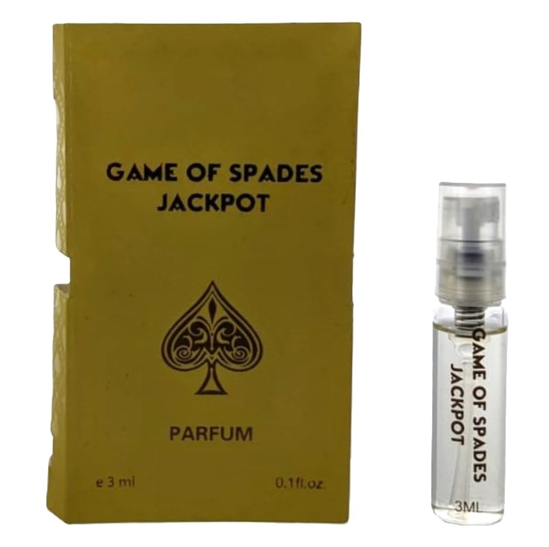 Jo Milano Game Of Spades Jackpot Vial Parfum Spray For Unisex, 0.10 Ounce/3Ml
