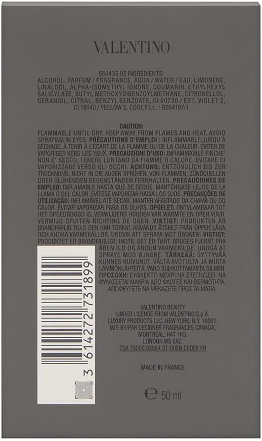 Valentino Man Intense Eau De Parfum Spray – 50 Ml