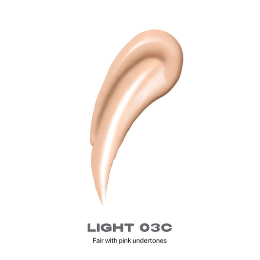 Morphe Lightform Dewy Foundation - Extended Hydration Foundation Makeup With A Lasting, Natural Radiant Finish - Long-Wearing Formula With Buildable, Medium Coverage - Light 03C (1.01 Fl Oz)