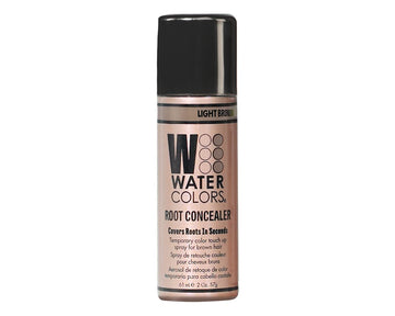 Watercolors Root Concealer Touch Up Texture & Volume Spray, Covers Gray Roots & Regrowth - Light Brown 2 Oz