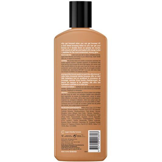 B.Tan Sun Tanning Lotion | Tan Accelerator Bronzing Lotion - Intensifier Brown Bronzing Lotion, No Spf, Packed With Dha Boosters, Mango Butter & Peptides, Austrailian Brand, 8.45 Fl Oz