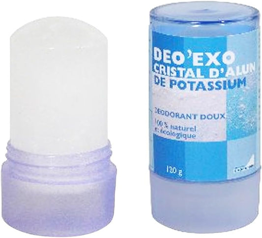 Exopharm Deo'Exo Potassium Alum Crystal 120G