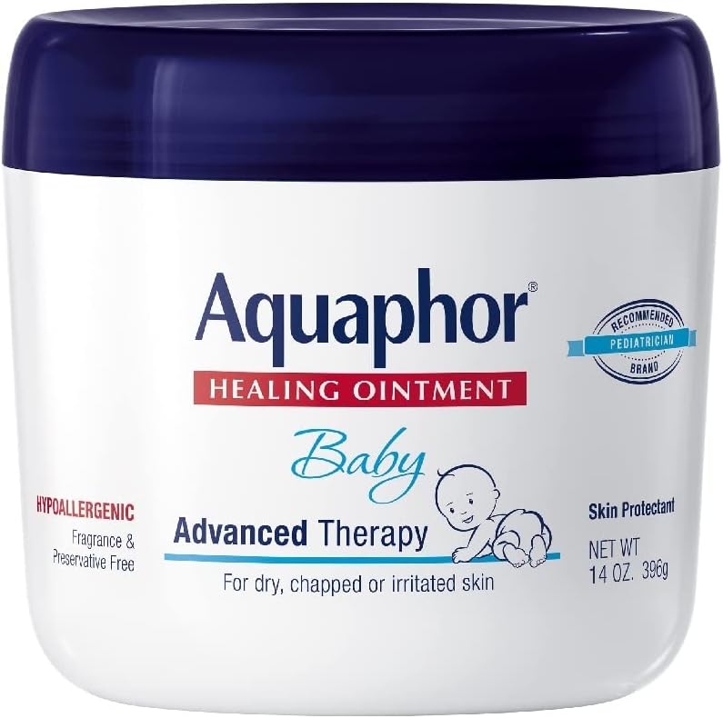 Aquaphor Baby Healing Ointment For Dry Or Cracked Skin, Jar - 14 Oz