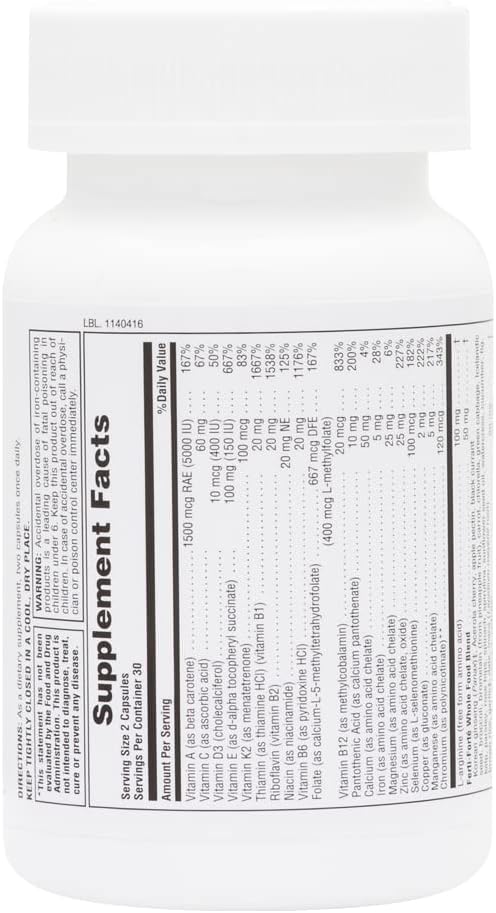Naturesplus Procreation Men - 60 Vegetarian Capsules - Natural Male Fertility Support, Multivitamin & Mineral Supplement With Amino Acids, Herbal Blend - Gluten-Free - 30 Servings