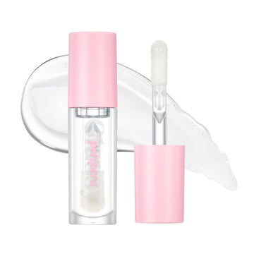 Peripera Ink Glasting Lip Gloss | Non-Sticky, High-Shine, 4Xl Wand For Easy Application, Comfortable, Plumping, Fuller-Looking Lips, Moisturizing, Long-Lasting, Vegan (001 Clear)