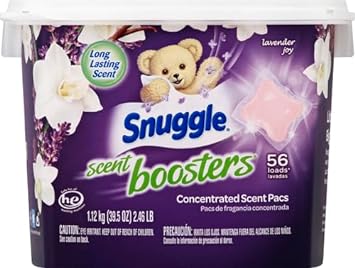 Snuggle Exhilarations in Wash Laundry Scent Booster Pacs, Lavender & Vanilla Orchid, 56 Count