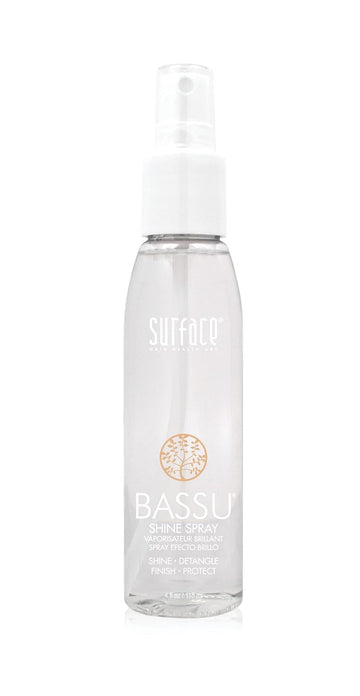 Surface Hair Bassu Shine Spray Brilliance, Add Shine And Detangle To Finish And Protect, 4 Oz