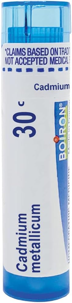 Boiron Cadmium Metallicum 30C Md 80 Pellets For Colds And Sore Throats With Thick Phlegm