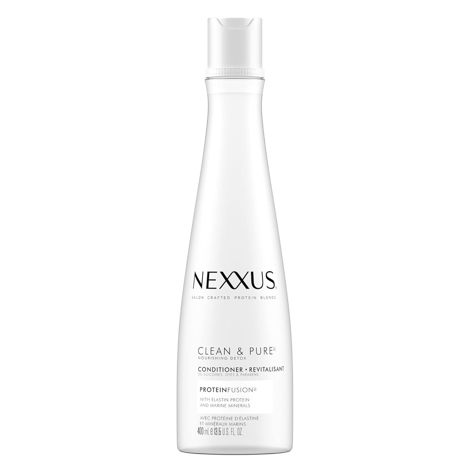 Nexxus Clean And Pure Conditioner Nourished Hair Care, With Proteinfusion, Silicone, Dye, And Paraben Free 13.5 Oz