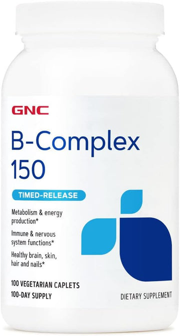 Gnc B-Complex 150 | Metabolism & Energy Production | Timed-Release | 100 Count