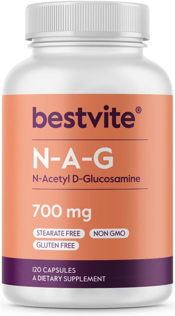 Bestvite N-Acetyl Glucosamine (N-A-G) 700Mg (240 Capsules)(120 X 2)