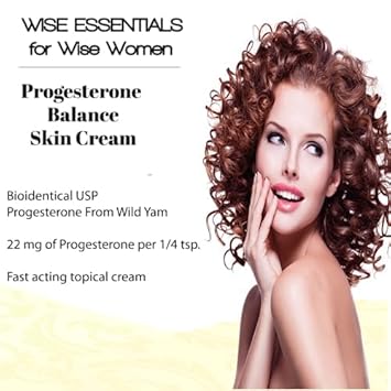 Wise Essentials Wild Yam Cream With Progesterone And Organic Coconut (Bio Identical Progesterone From Wild Yam) For Hormone Balance Menstrual Support With Chaste Tree Berry, Black Cohosh, Dong Quai