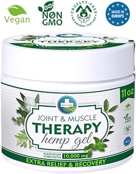 Annabis Natural Vegan Joint & Muscle Therapy Gel with Organic Hemp and