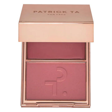 Patrick T4 - Major Headlines Double-Take Crème & Powder Blush Duo - Color: She Goes To The Gym (Cool Mauve Rose)
