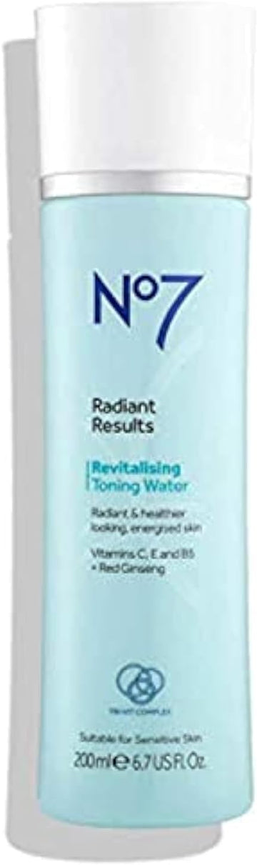 No7 Radiant Results Revitalising Toning Water - 6.7Oz Revitalising