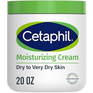 Cetaphil Body Moisturizer, Hydrating Moisturizing Cream For Dry To Very Dry, Sensitive Skin, New 20 Oz, Fragrance Free, Non-Comedogenic, Non-Greasy