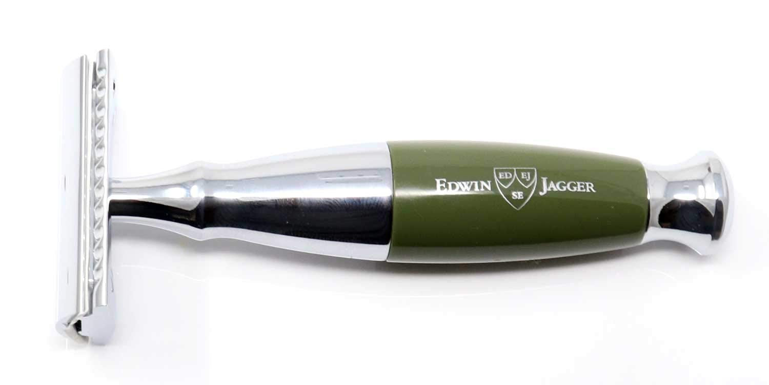 Edwin Jagger Chrome De Safety Razor- Diffusion 36 Series (Blue) : Beauty & Personal Care