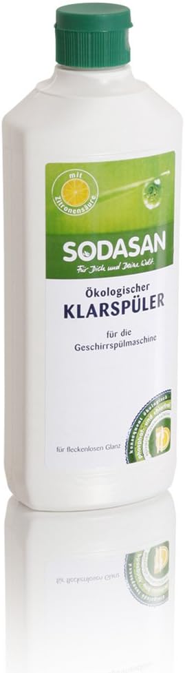 2 X Sodasan Dishwasher Rinsing Aid, Eco-Friendly Cleaning Agent, Ecological Detergent
