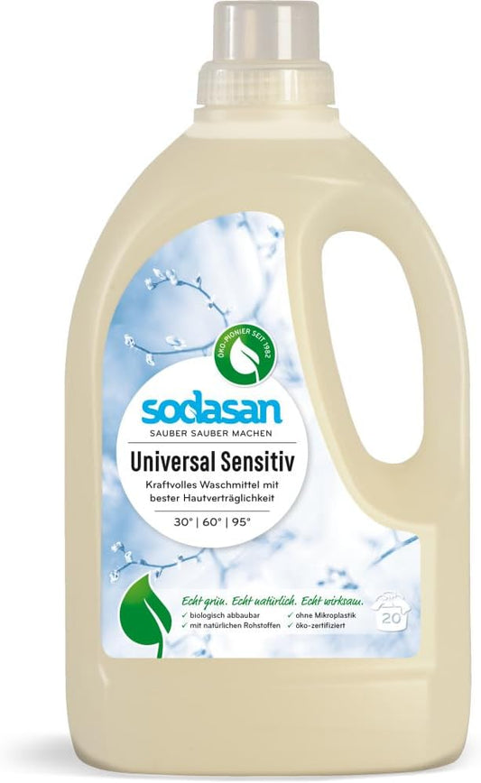 Sodasan Bio Universal Sensitive Detergent (6 X 1.50 L)