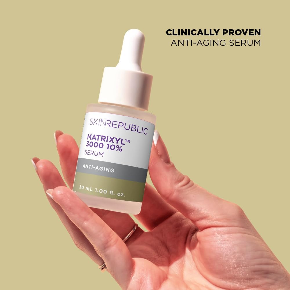 Skin Republic Matrixyl 3000 10% Anti-Aging Serum, Reduces Deep Wrinkles & Improves Skin Texture (30ml) : Amazon.co.uk: Beauty