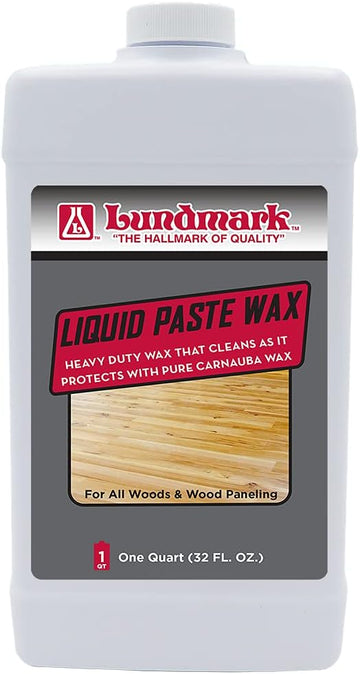 Lundmark Liquid Paste Wax with Carnauba Wax, 32-Ounce, 3208F32-6