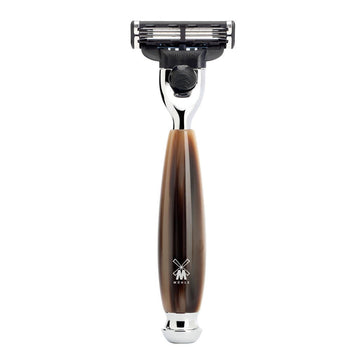 Mühle Vivo Shaving Razor (Compatible With Gillette Mach3, Horn Brown) : Beauty & Personal Care