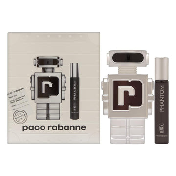 Phantom By Paco Rabanne For Men 2 Piece Set Includes: 3.4Oz Eau De Toilette Spray + 0.68 Oz Eau De Toilette Spray : Beauty & Personal Care
