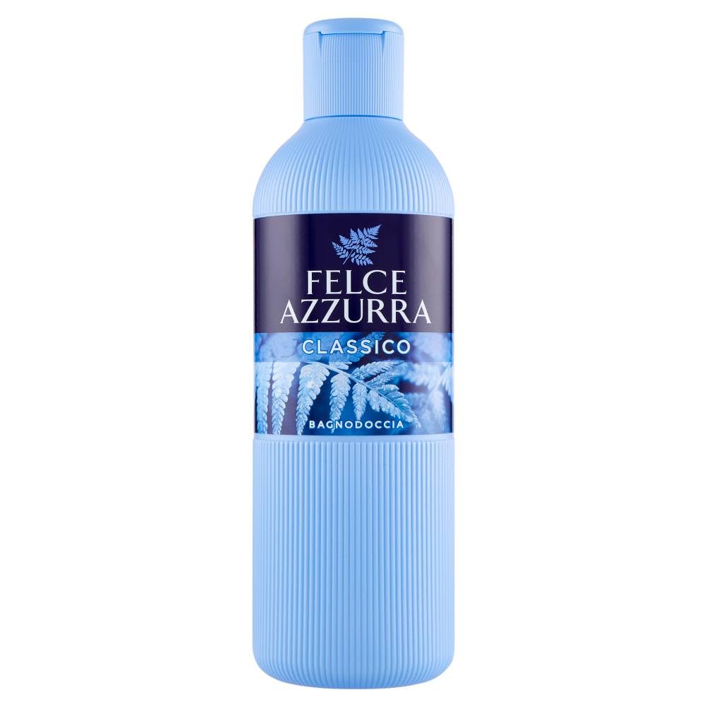 Felce Azzurra Bergamot And Jasmine - Refreshing Essence Body Wash - Enriched By Hints Of Amber And Cinnamon - Intense And Regenerating Fragrance - Naturally Moisturizes For Comfortable Skin - 1.69 Oz