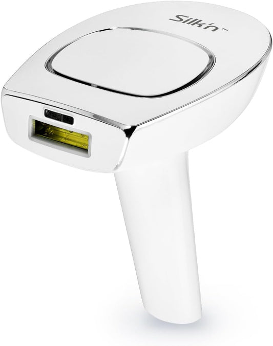 Silk'N Hair Remover For Light And Dark Skin, Permanent Hair Removal, 350,000 Light Pulses, Pulse And Glide, Hpl, Motion, White, Fgp1Pe4001