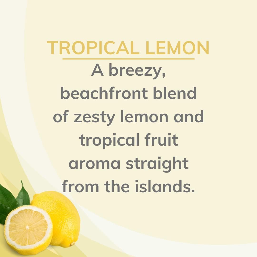 Citrus Magic Natural Odor Eliminating Air Freshener Spray, Tropical Lemon, 3-Ounce : Health & Household