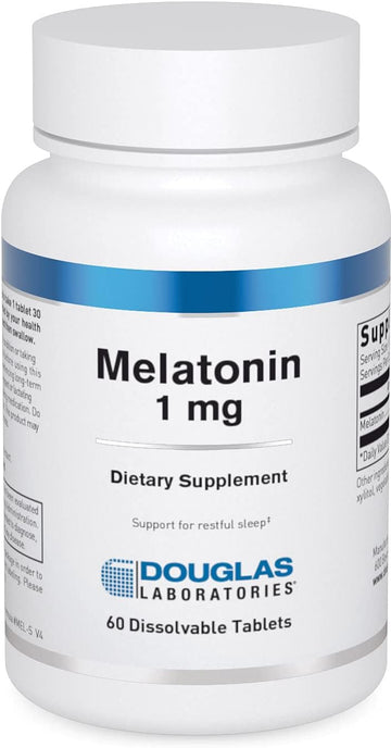 Douglas Laboratories Melatonin 1 Mg. | Supports Sleep/Wake Cycles | 60 Tablets