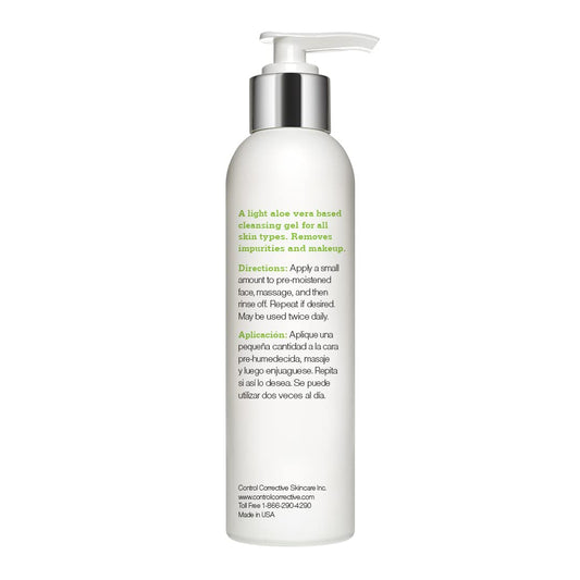 Control Corrective Gentle Facial Wash, 6.7 Oz - Hydrates, Normalizes & Restores Balance, For Normal Or Combination Skin, Aloe Vera Based, Lightly Foaming Cleanser, Gel To Foam