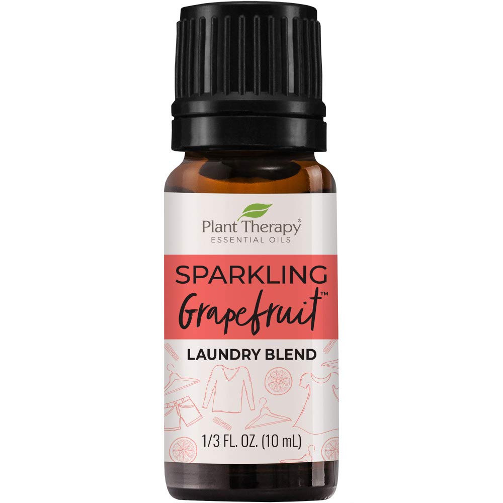 Plant Therapy Sparkling Grapefruit Laundry Essential Oil Blend 10 mL (1/3 oz) Pure, Undiluted, Wash Fragrance and Scent Enhancer